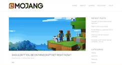 Desktop Screenshot of mojang.com